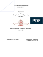 Industrial Management Case Study