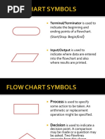 Terminal/Terminator Is Used To: Indicate The Beginning and Ending Points of A Flowchart. (Start/Stop: Begin/End