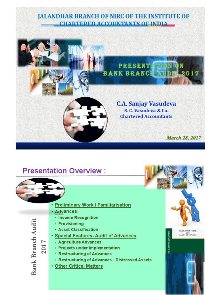 Bank Branch Audit Overview 2017 | PDF | Internal Control | Audit