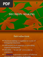 Decision Making