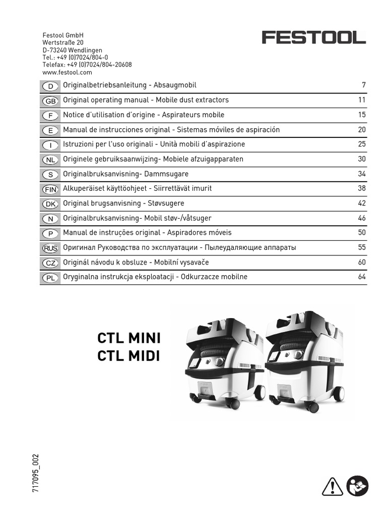 Festool CTL Mini - Midi - 14 - SPR | PDF