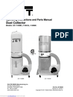 Dust Collector: Operating Instructions and Parts Manual