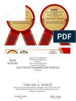 EDITABLE - RIBBONS - CERT of Classroom Recognition