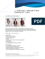 Smaukita Virtual Exhibition Product List