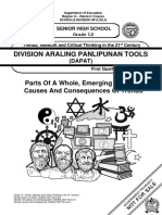 Division Araling Panlipunan Tools: Parts of A Whole, Emerging Patterns, Causes and Consequences of Trends