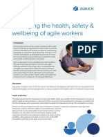 Managing The Health, Safety & Wellbeing of Agile Workers