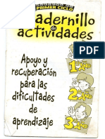 Cuadernillo de Actividades Marzo 2000