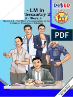 General Chemistry 2: Quarter 3 - Week 4