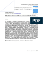 Effects of Online Distance Learning Using Selected Approaches in Teaching Filipino Among Grade 5 Pupils of Bagong Pag-Asa Elementary School