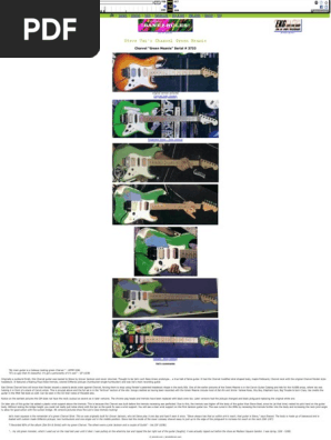 Steve Vai - Charvel Green Meanie