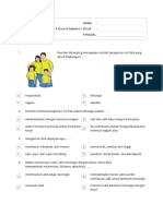 Ulangan Harian PPKN Kelas 4 Tema 8 Subtema 1 KK01