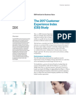 The 2017 Customer Experience Index (CEI) Study: IBM Institute For Business Value