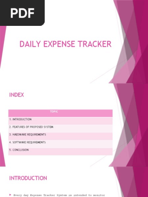 Daily Expense Tracker