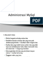 Administrasi MySql