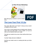 The Lose Your First 10 Lbs Workshop