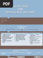 Accounting For Managerial Decision