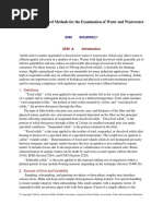 Total Suspended Solids Analysis 2540 | PDF | Filtration | Thermometer