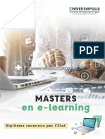 Brochure E-Learning  Formation à distance - Universiapolis Laayoune