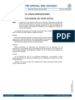 Boletín Oficial Del Estado: Consejo General Del Poder Judicial