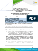 Guia de actividades y Rúbrica de evaluación - Fase 1 - Reconocimiento de pre-saberes