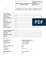 Encuesta socio-perfil y morbilidad