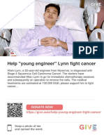 Flyer Help Young Engineer Lynn Fight Cancer