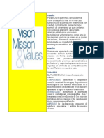 Mision Vision Valores