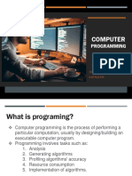 Computer Programming