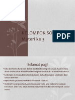 Kelompok Sosial - Pertemuan 3