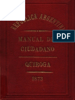 Manual Del Ciudadano - Clodomiro Quiroga
