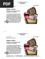 guião primeira emissão