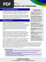 White House - Gender Affirming Care Young People March 2022