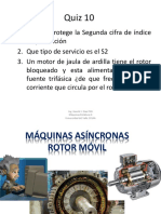 Seguridad y funcionamiento de máquinas asíncronas en