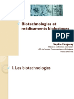 Chapitre 1 - Biotechnologie Et Biomédicaments - LAS2 2022