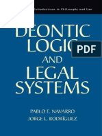 (Cambridge Introductions to Philosophy and Law) Pablo E. Navarro, Jorge L. Rodríguez - Deontic Logic and Legal Systems-Cambridge University Press (2014)