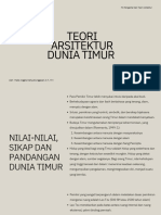 TEORI ARSITEKTUR DUNIA TIMUR