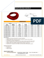 Reinforcing Saddle Dimensions Chart