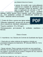 Óleos e Graxas, Fenóis e Detergentes 2006