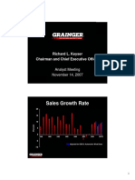 Sales Growth Rate: Richard L. Keyser Chairman and Chief Executive Officer