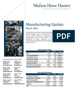 Manufacturing Newsletter - March 22