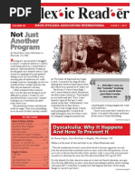 Download The Dyslexic Reader 2011 - Issue 58 by Davis Dyslexia Association International SN56746687 doc pdf