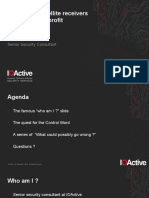 Subverting Satellite Receivers For Botnet and Profit: Sofiane Talmat