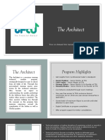 The Architect Program Catalogue