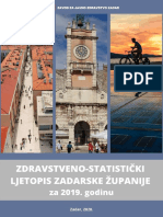 Zdravstveno-Statisticki Ljetopis Zadarske Zupanije Za 2019. Godinu
