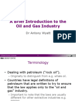 Brief Introduction To The Oil and Gas Industry