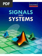 Signal and System by TK Rawat PDF Free