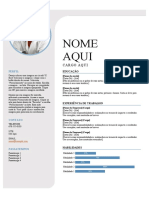 template cv com design profissional