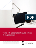 Tema 10 Geografias Legales de La Seguridad