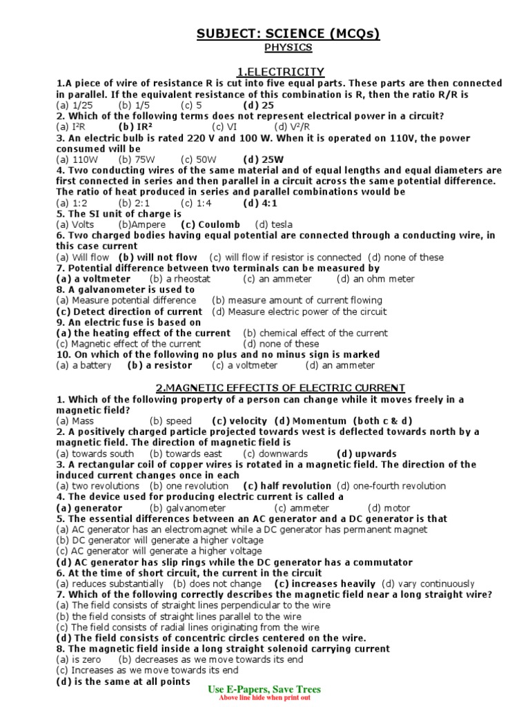 Science Mcq Pdf Endocrine System Ploidy