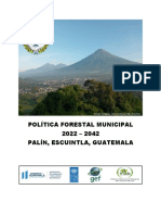 Política Forestal Municipal Palín 18-2-22